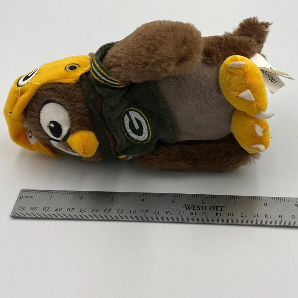 Forever Collectibles Green Bay Packers Plush Owl Mascot 8 In Brown Green Yellow